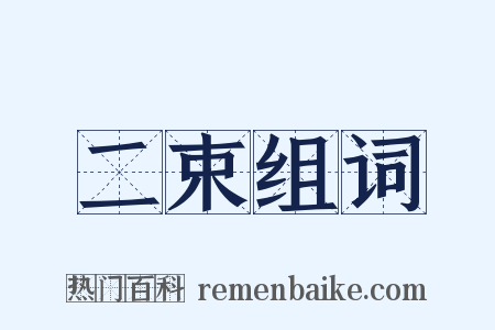 二束组词是什么意思的图片